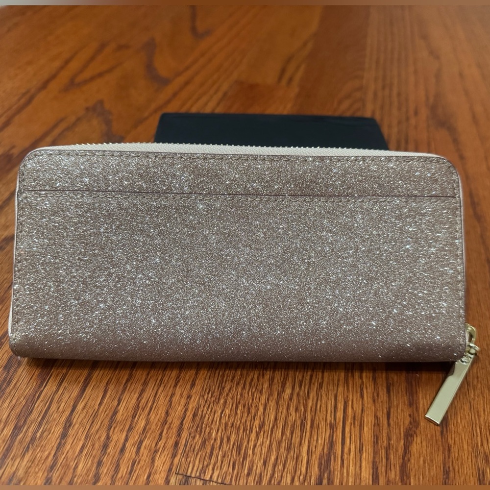 Kate Spade - Gold Glimmer Continental Wallet - Picture 3 of 7